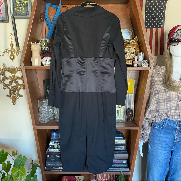 Louis Verdad Black Clasp Up Dress size medium - Picture 6 of 7